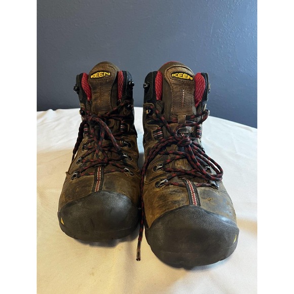 Keen Pittsburgh Men 13 D Steel Toe EH Waterproof Brown WORK HIKING Boot 1007024